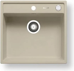 Pyramis 70007801 - Lavello da cucina CAMEA 50x53 cm granito/beige