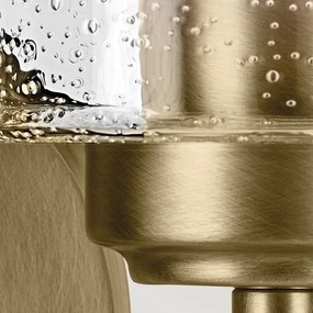 Kichler KL-WINSLOW-1W-NBR - Applique WINSLOW 1xE27/60W/230V ottone