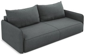 Divano grigio allungabile/con contenitore 216 cm Nanea – Makamii