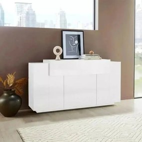 Credenza CORO 3 Ante Bianco Laccato 160cm - Dimensioni: 60 x 45 x 85,6 cm