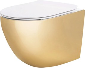 Vaso WC sospeso Rea Carlo Mini Tornado NFQ GOLD WHITE