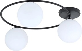 Lampada da soffitto in acciaio SOPRA 3 da interno 3xE14