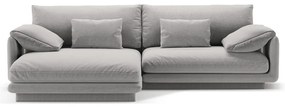 Divano angolare grigio chiaro (angolo sinistro) Torino - Micadoni Home