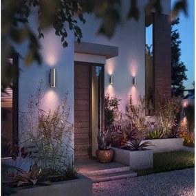 Philips 17463/47/P7 - LED RGBW Lampada da esterno Hue APPEAR 2xLED/8W/230V IP44