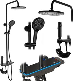 Set doccia REA Savio Led Black