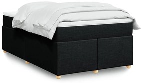Giroletto A Molle Con Materasso Nero 120x200 Cm İn Tessuto /