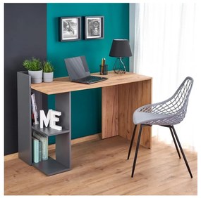 Scrivania COZYRA rovere Wotan/antracite