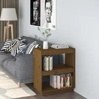 Libreria Marrone Miele 60x35x71 cm in Legno Massello di Pino 810862