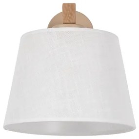 Brilagi - Lampada da parete LATTE SABIA 1xE27/15W/230V pino/bianco