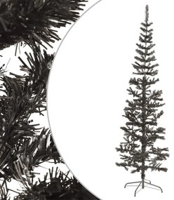 Albero Di Natale Sottile Nero 180 Cm /