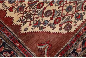 Antik Stilizzato Rosso Mattone Avorio 140x185 Cm