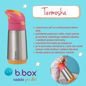 Bottiglia termica con cannuccia 500 ml – lilac pop