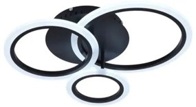 Lampadario a plafone LED dimmerabile LED/40W/230V nero + telecomando