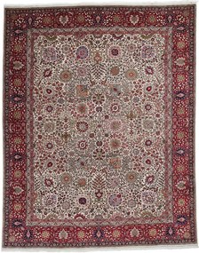 Tabriz Tappeto persiano 290x370 Rosso (Iran) Annodato A Mano