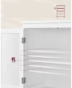 Cassettiera MADAM bianca