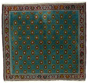 Shiraz Tappeto 60 x 60 Rosso (Iran) Annodato A Mano