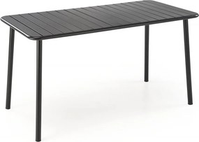 Tavolo rettangolare Bosco nero L140 cm