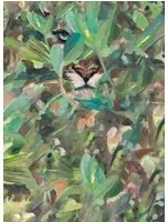 Coordonne Carta da parati Hidden Puma - Spring