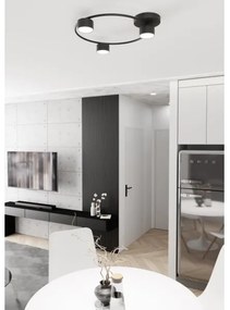 Plafoniera LUCIO 3xGX53/12W/230V nero