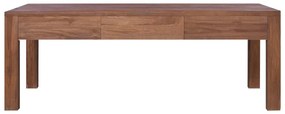 Tavolino da caffè 110x60x40 cm in legno massello di teak