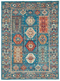 Samarkand Tappeto 170x120 Grigio (Pakistan) Annodato A Mano