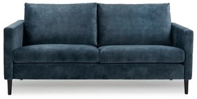 Divano in velluto blu scuro 153 cm Adagio - Scandic