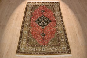 Ghom Tappeto 140x230 (Iran) Annodato A Mano