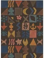 GP & J Baker Carta da parati Potato Print - Chocolate