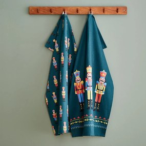 Set di strofinacci in cotone a tema natalizio 4 pz 50x70 cm Nutcracker – Catherine Lansfield