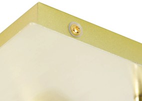 Faretto da bagno moderno in ottone quadrato a 3 luci IP44 - Ducha