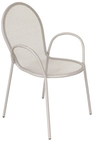 MARIS - poltrona da giardino impilabile in ferro