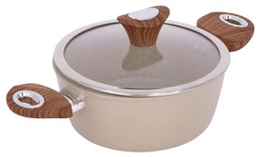 Casseruola 20 cm taupe Kolors con coperchio