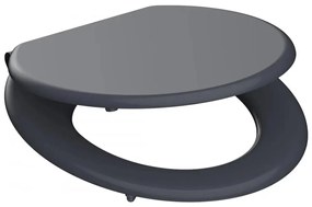 Schütte 80104 - Sedile per WC SPIRIT Antracite con chiusura SoftClose in MDF