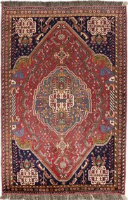 Shiraz Tappeto 120 x 180 (Iran) Annodato A Mano