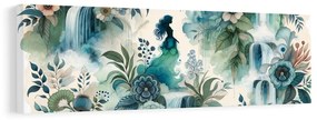 Quadro su tela – Paesaggio fatato con l'acqua