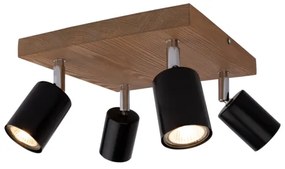 Spot-Light DO2910451 - Faretto da binario MANARA 4xGU10/5W/230V pino