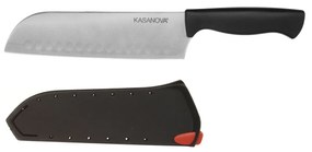 Coltello santoku con affilatore Sharpy