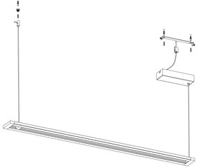 Eglo 98492 - Lampadario LED a sospensione con filo AMONTILLADO LED/27W/230V