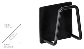 WENKO 55071100 - Supporto BLACK OUTDOOR KITCHEN 5x5 cm acciaio inox/nero