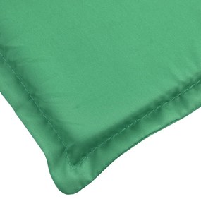 Cuscino per Lettino Verde 200x50x3 cm in Tessuto Oxford