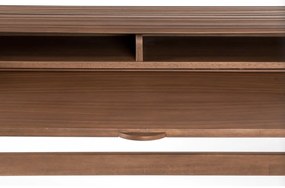 Scrivania marrone con piano estraibile Barbier - Zuiver