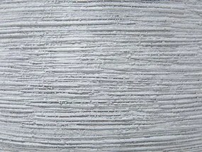 Vaso pietra bianco 38 x 38 x 30 cm ZAKROS  Beliani