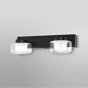 Ledvance-Applique a LED da bagno ORBIS FLAME 2xLED/5,5W/230V IP44 nero