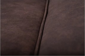 Divano marrone con rivestimento in finta pelle 164 cm Copenhagen – Scandic