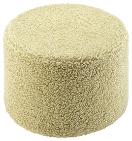 Pouf per bambini verde con rivestimento in bouclé – Wigiwama