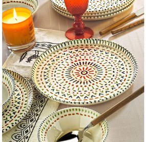 Set da tavola 12 pezzi multicolore/porcellana