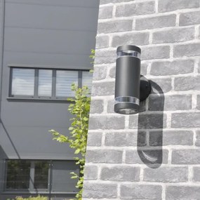 Applique da esterno RINO 2xGU10/12W/230V IP54 nero