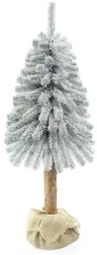 Albero di Natale su tronco NATURAL WITH SNOW 150 cm abete
