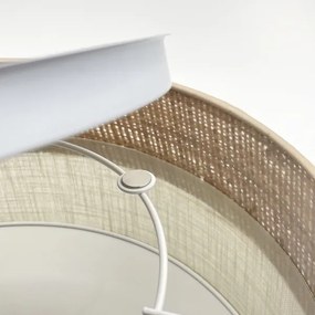 Plafoniera LED SIRJA BOHO LED/20W/230V Ø 35 cm beige/crema