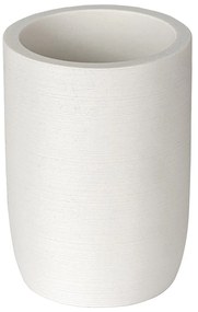 Portaspazzolino bianco opaco in poliresina Altavalle – Wenko